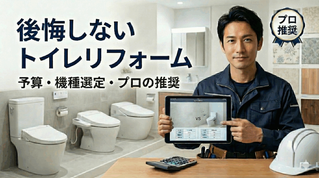 プロのおすすめする公開しないトイレリフォーム